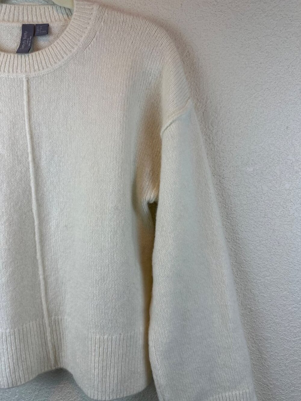 Sweaty Betty Cream Knit Sweater XS Wool Alpaca Blend Cozy Minimalist - Picture 5 of 13
